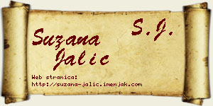 Suzana Jalić vizit kartica